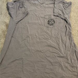 Hobie Men's Gray Short Sleeve Tee